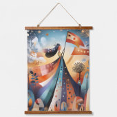 抽象芸術リバティお洒落芸術的: 吊り下げ型タペストリー (正面)