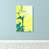 抽象芸術リリー – キャンバス印刷 キャンバスプリント (インサイチュ (ウッドフロア))