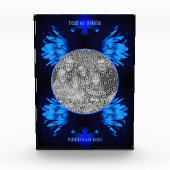 抽象芸術リレンロータスフラワー独自の作成 フォトブロック (正面)