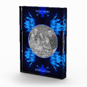 抽象芸術リレンロータスフラワー独自の作成 フォトブロック (右)