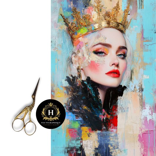 抽象芸術リーガルクイーンデクページ 薄葉紙