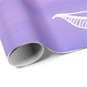 抽象芸術リーフデザイン（ピンクの背景） ラッピングペーパー (ロールコーナー)