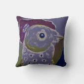 抽象芸術ルースター2 クッション (裏面)