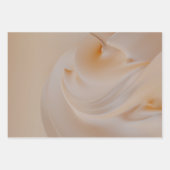 抽象芸術レイヤーのスタイル付きアートワーク ラッピングペーパーシート (正面3)