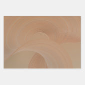 抽象芸術レイヤーのスタイル付きアートワーク ラッピングペーパーシート (正面2)