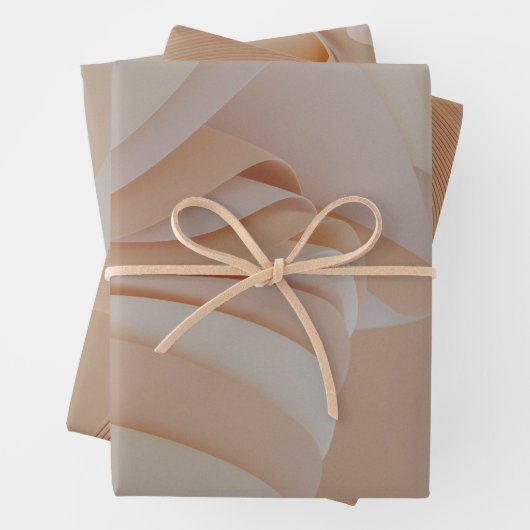 抽象芸術レイヤーのスタイル付きアートワーク ラッピングペーパーシート (インサイチュ)