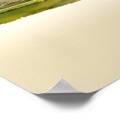 抽象芸術レインボーアフターザレインウォーター ポスター (角)