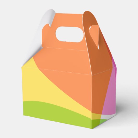 抽象芸術レインボーカスタムー卒業パーティーありがとう フェイバーボックス (裏面サイド)