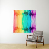 抽象芸術レインボーカラフルの背景、壁紙。M タペストリー (インサイチュ(横))