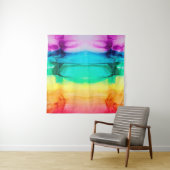 抽象芸術レインボーカラフルの背景、壁紙。M タペストリー (インサイチュ)