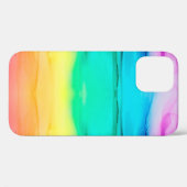 抽象芸術レインボーカラフルの背景、壁紙。M Case-Mate iPhoneケース (裏面 (横))
