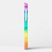 抽象芸術レインボーカラフルの背景、壁紙。M Case-Mate iPhoneケース (裏面 / 左)