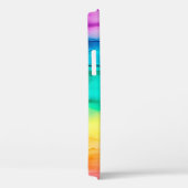 抽象芸術レインボーカラフルの背景、壁紙。M Case-Mate iPhoneケース (裏面 / 右)