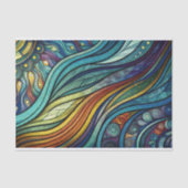 抽象芸術レインボーカラフルズ 薄葉紙 (正面)