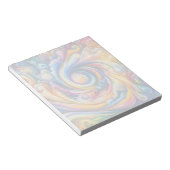 抽象芸術レインボースワール ノートパッド (アングル)