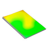 抽象芸術レインボーソフトクラウド背景pastel c ノートブック (右側)
