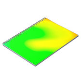 抽象芸術レインボーソフトクラウド背景pastel c ノートブック (左側)