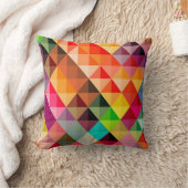 抽象芸術レインボータイルアート装飾用クッション クッション (ブランケット)