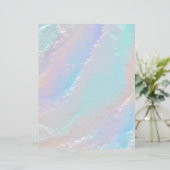 抽象芸術レインボーテクスチャスクラップブック紙 (スタンド正面)