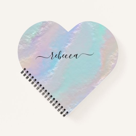 抽象芸術レインボーテクスチャノートブック ノートブック (正面)