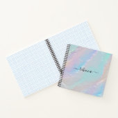 抽象芸術レインボーテクスチャノートブック ノートブック (内部)