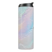 抽象芸術レインボーテクスチャ タンブラー (回転左)