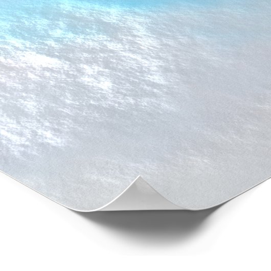 抽象芸術レインボーテクスチャ ポスター (角)