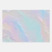 抽象芸術レインボーテクスチャ ラッピングペーパーシート (正面3)