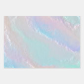 抽象芸術レインボーテクスチャ ラッピングペーパーシート (正面)