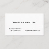 抽象芸術レインボーデジタル波 名刺 (裏面)