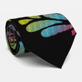 抽象芸術レインボーバタフライウイング ネクタイ (ロール)