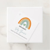 抽象芸術レインボーボーイ赤ちゃんシャワーありがとう フェイバータグ (インサイチュ)