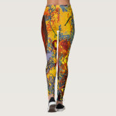 抽象芸術レギンス レギンス (裏面)