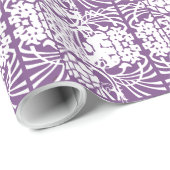 抽象芸術レターアートパープルデザインパターン ラッピングペーパー (ロールコーナー)