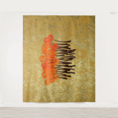 抽象芸術レッドローズ タペストリー (正面)