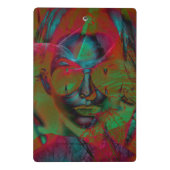 抽象芸術レディーミニクリップボード ミニクリップボード (裏面)