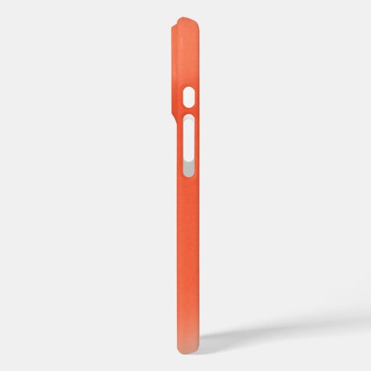 抽象芸術レトログラデーションのオレンジパーソナライズされた色の名前 Case-Mate iPhoneケース (裏面 / 左)