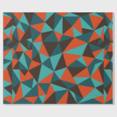 抽象芸術レトロジオメトリ背景 – ヴィンテージ ラッピングペーパー (フラット)