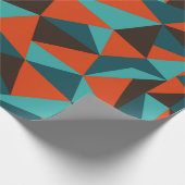 抽象芸術レトロジオメトリ背景 – ヴィンテージ ラッピングペーパー (角)