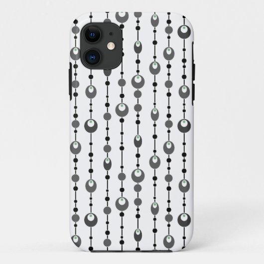 抽象芸術レトロデザイン装飾デコ Case-Mate iPhoneケース (裏面)