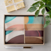 抽象芸術レトロモダンスクエアコレクション 薄葉紙 (ギフト)