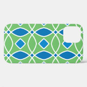 抽象芸術レトロ三角形のシームレスなパターン Case-Mate iPhoneケース (裏面 (横))