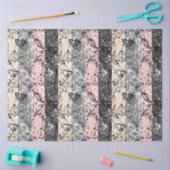 抽象芸術レトロ小さな花葉のフローラ枝 薄葉紙 (クラフト)