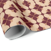 抽象芸術レトロ幾何学的シームレスパターン ラッピングペーパー (ロールコーナー)