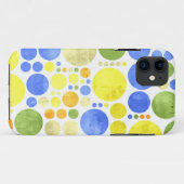 抽象芸術レトロ水玉模様 |抽象芸術絵画ー Case-Mate iPhoneケース (裏面(横))