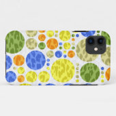 抽象芸術レトロ水玉模様 | Leopard Print Case-Mate iPhoneケース (裏面(横))