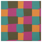 抽象芸術レトロ色の幾何学的パターン#3 ファブリック (見本)