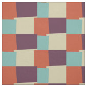 抽象芸術レトロ色の幾何学的パターン#4 ファブリック (見本)