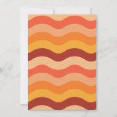 抽象芸術レトロ70年代グルーヴファンキーィー サンキューカード (正面)