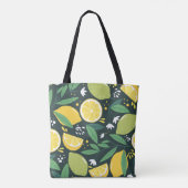 抽象芸術レモモダンン：シームレス。 トートバッグ (裏面)